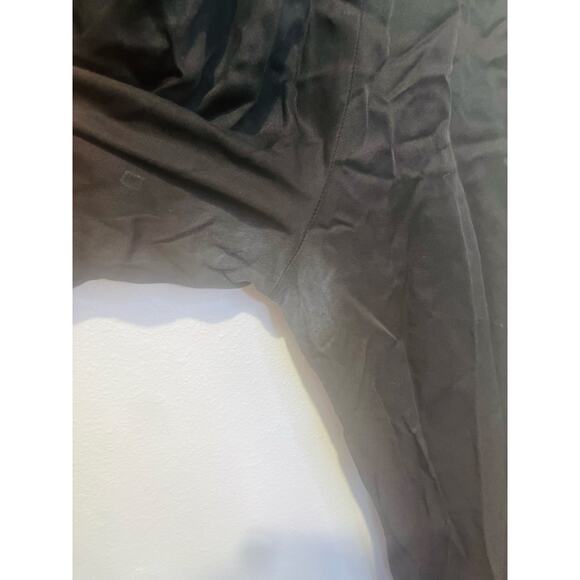 DONNI Women's Black Twill Pleated Button Front Zip Up Closure Pants Size Large - Picture 10 of 15